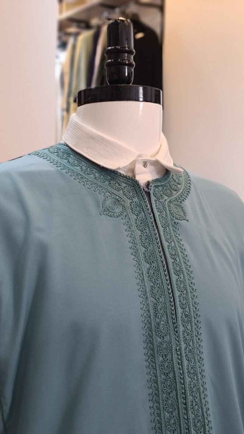 Caftan Marocaine Vert By Maison Aarab – Image 2