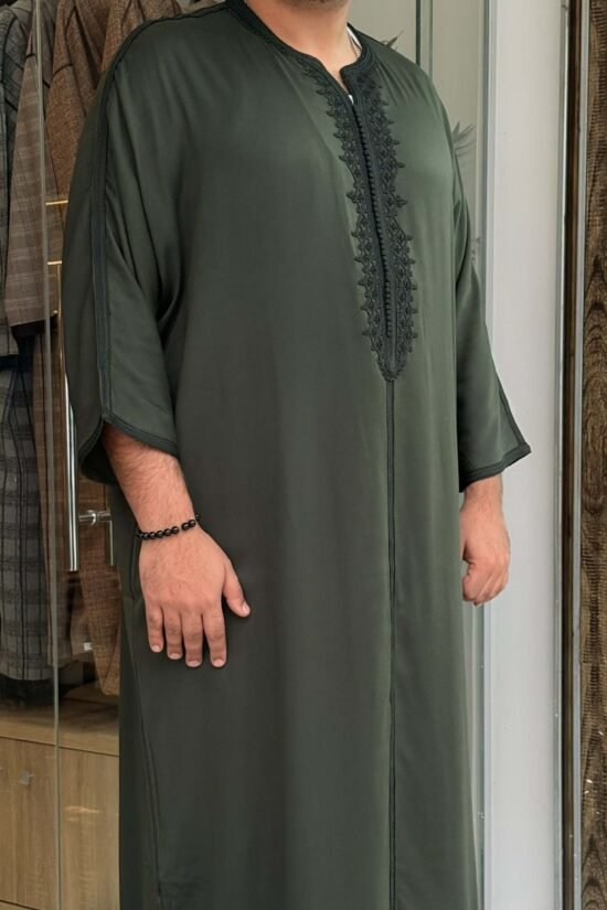 Mlifa Cotton Gandoura 100% Handmade