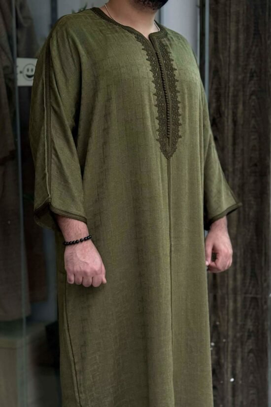 Mlifa Cotton Gandoura 100% Handmade